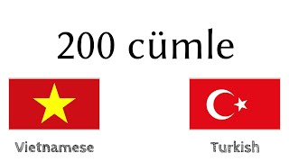 200 cümle - Vietnamca - Türkçe