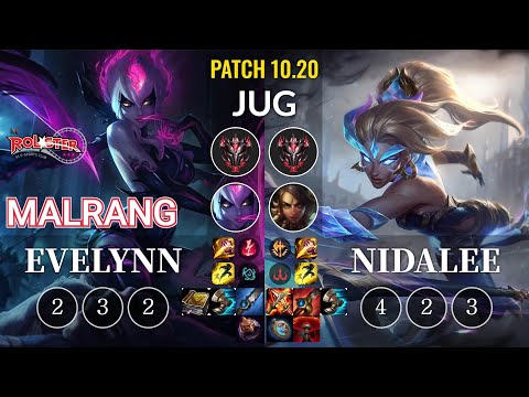 KT Malrang Evelynn vs Nidalee Jungle - KR Patch 10.20