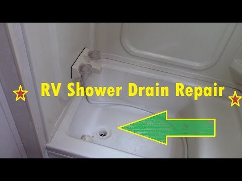 RV/Camper Shower Drain Repair DIY