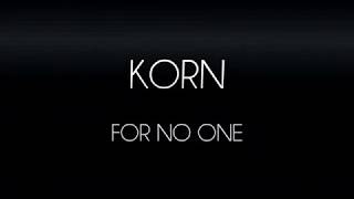 KoRn - For no One [Karaoke]
