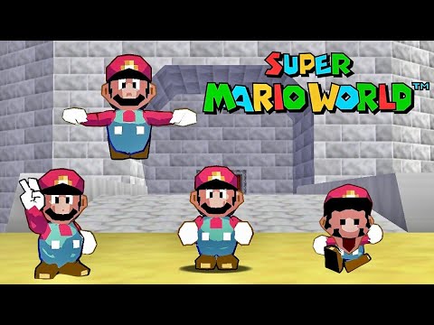 Super Mario World Mario in Super Mario 64 PC Port!