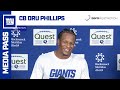 Dru Phillips on Why He Likes Playing the Nickel Role | New York Giants