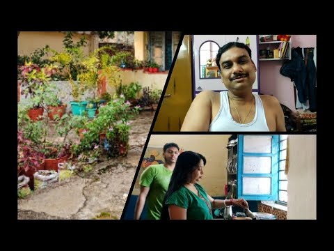 Kishan ko din bhar fever Raha ...my garden tour || Indian youtuber Monidipa