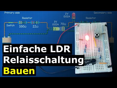 LDR and LED circuit design - solid state relays