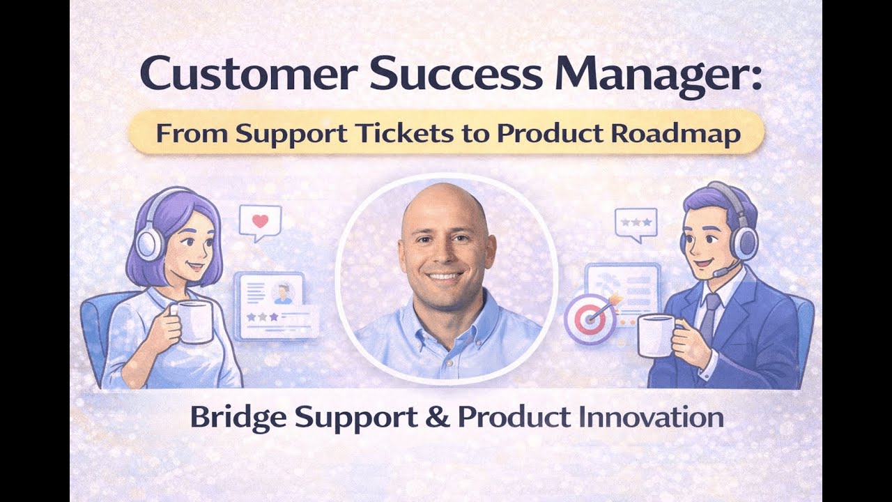 Customer Success Manager: From Support Tickets to Product Roadmap