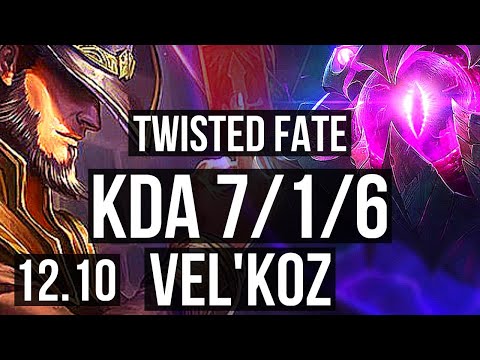 TF vs VEL'KOZ (MID) | 7/1/6, 1.4M mastery | KR Diamond | 12.10