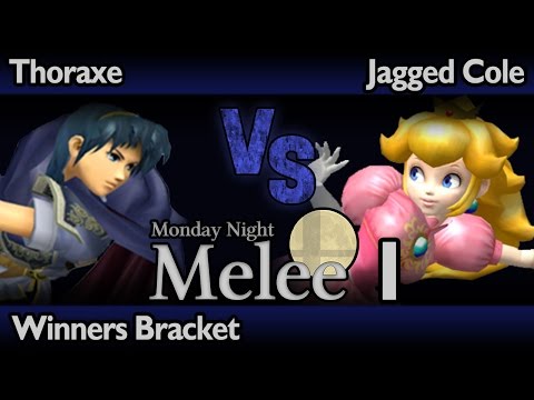 MNM 1 Melee - Thoraxe (Marth) vs JaggedCole (Peach) - Winners Bracket