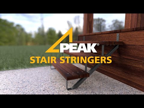 Peak Stair Stringer Installation