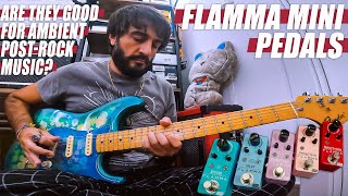 Video thumbnail for Flamma Mini Pedals || Tremolo | Chorus | Flanger | Delay | Reverb // Ambient Guitar // Post-Rock by Perry Frank