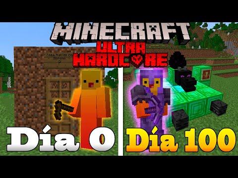 I Survived 100 Days In Minecraft Ultra Hardcore