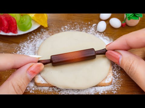 Most Amazing Sugar Dome Fruit Tart Recipe 🍓 Easy Dessert Tutorial by Mini Yummy 🍊 ASMR Cooking