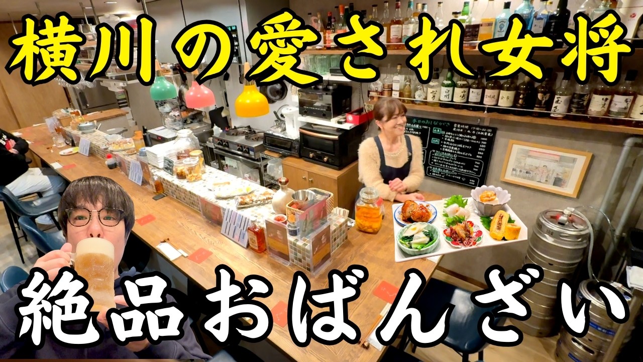 【最高すぎた‥】美人女将1人で切り盛りする高架下のおばんざい居酒屋【お一人様にもおすすめ】【横川グルメ】