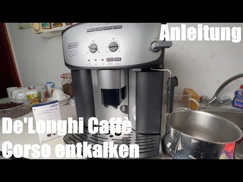 Descaling coffee machine with descaler De'Longhi Caffè Corso ESAM2803.SB fully automatic coffee m...