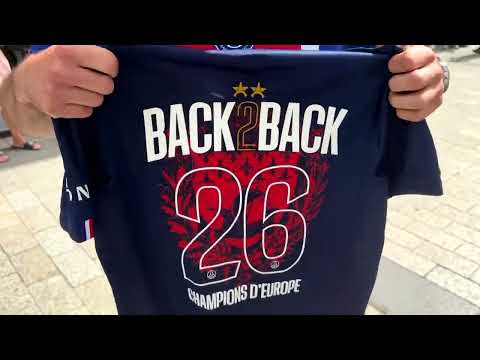 PSGユニフォーム、CL連覇で販売数増加 (PSG shirt sales rise after back-to-back Champions League wins)