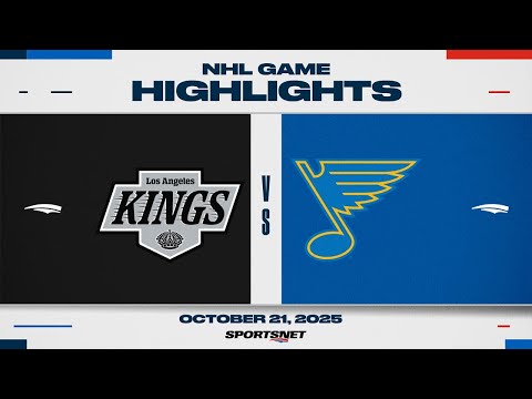 NHL Highlights | Kings vs. Blues - October 21, 2025
