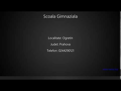 Scoala Gimnaziala Ogretin