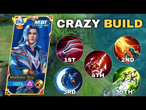 WTF PASSIVE DAMAGE!!!😳 ZILONG NEW CRAZY BROKEN BUILD (1 hit delete) ZILONG BEST BUILD 2023