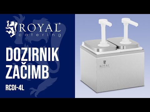 videoposnetek - Dozirnik začimb - 2 črpalki - 2 x 2 L