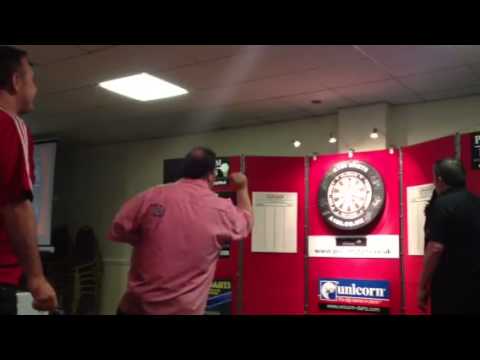 Peter Manley v Martin de Ridder. Hednesford Town FC. October 2012