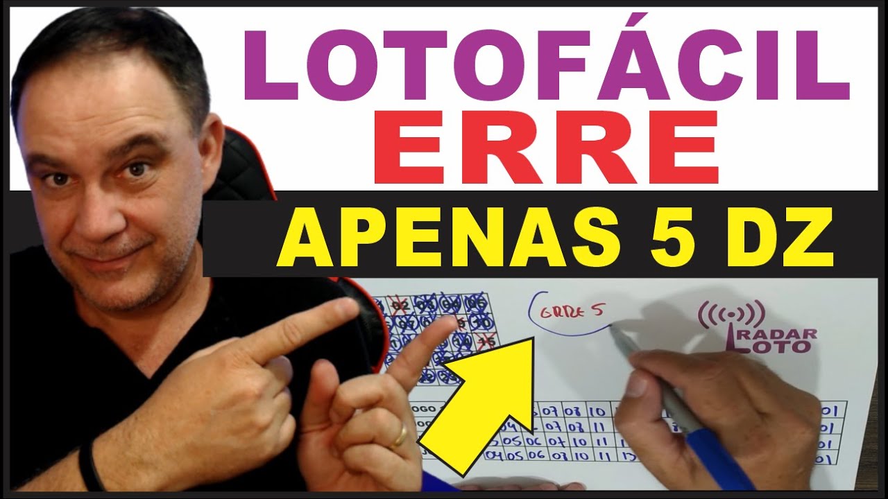 VEJA O QUE ACONTECE SE ERRAR 5 Na Lotofácil Com Este Fechamento