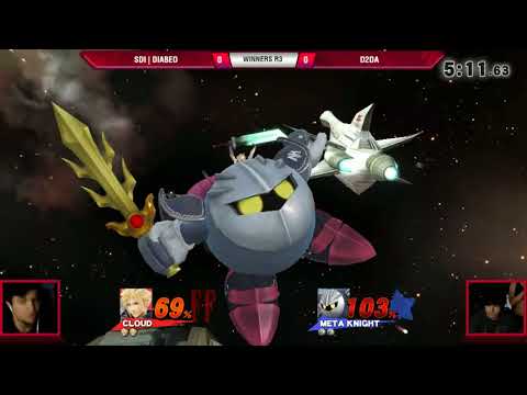 VS Weekly 8/31/17 - Winners R3 - Diabeo (Cloud) vs D2da (Meta Knight) - Smash 4