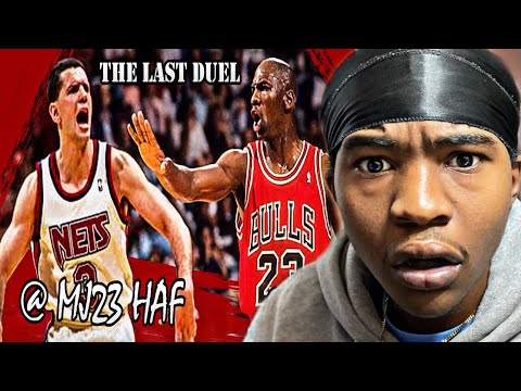Michael Jordan vs Drazen Petrovic LAST DUEL...
