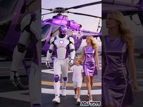 Ironman And Superman With Their Family Just Got on a Helicopter #marveltoys #superhero