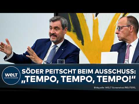 KOALITIONSAUSSCHUSS: Erste Sitzung zwischen schwarz-rot! Markus Söder peitscht beim Thema Wirtschaft