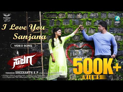 I LOVE YOU SANJANA -Video Song | SALAGA Movie | Duniya Vijay| Sanjana Anand |Naveen Sajju