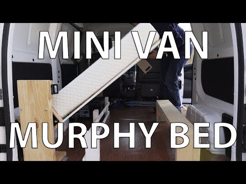 DIY Murphy Bed in a Mini Van | Nissan NV200 Camper Conversion