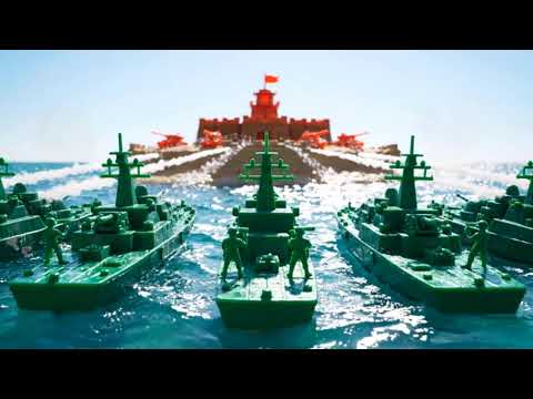 Beach Assault - The Red Fortress Invasion | Plastic Platoon Stop Motion