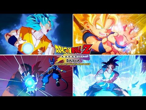 Dragon Ball Z: Kakarot Daima DLC - All Animated Finishes & DAIMA DLC Endings (4K 60FPS)