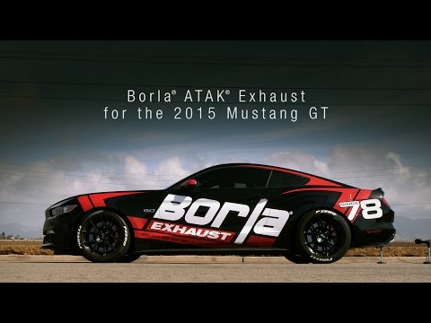 Borla ATAK Exhaust for the 2015 Mustang GT [Exhaust System Sounds]