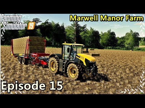 Farming Simulator 19 Timelapse - Marwell Manor Farm Episode 15 THE ANDERSON AUTO STACKER #fs19