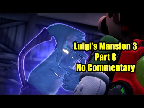 Luigi's Mansion 3 Part 8 Floor 8 100% Walkthrough | Movie Monster Boss Fight (No Damage) Solo