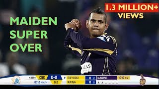 Sunil Narine Bowls First Maiden Super Over In T20 History - CPL 2018