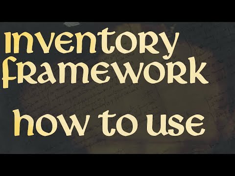 Inventory Framework - Using it On Other Projects