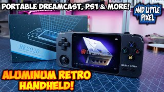 Improved Version Aluminum RK2020 Retro Emulation Handheld - Portable Dreamcast, PlayStation & More!