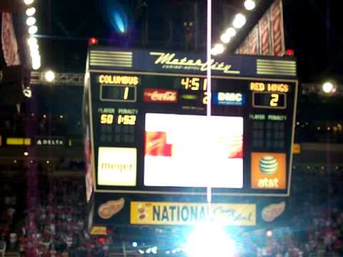 Kronwall 1st Playoff Goal - 4-16-09