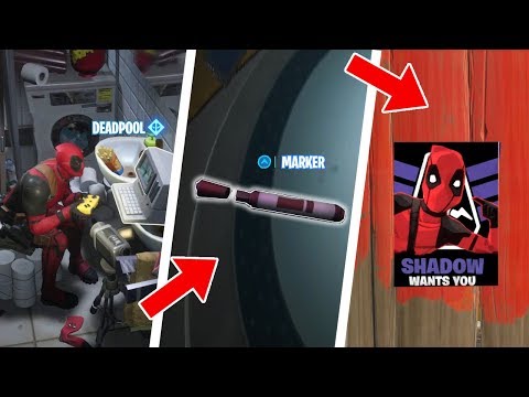 Find Deadpool’s big black marker, Deface Ghost or Shadow recruitment posters - Week 6 Deadpool