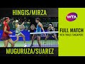 Hingis Mirza Vs Muguruza Suarez Full Match WTA Finals Singapore Doubles Final