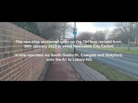 Nexus 794 | Weardale/Go North East | 'DFDS pink' 6148 | Recently amended route