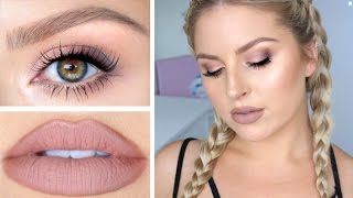 Hair, Makeup & Skin Tutorial! ♡ Soft Daytime Smokey Eye for Autumn!