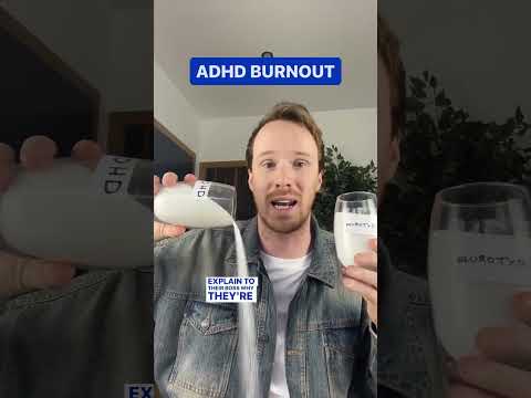 ADHD Burnout explained 🧠 #adhd #adhdbrain #burnout