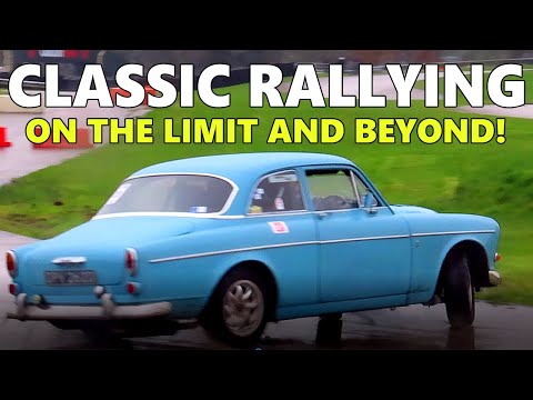 HISTORIC RALLYING at Oulton Park! Classic car drifts, fails, sounds and action