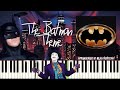 The Batman Theme 1989 - Danny Elfman (Tim Burton film) Piano Tutorial