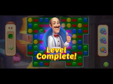 HomeScapes level 2591, 2592, 2593, 2594, 2595, 2597, 2598, 2599, 2600. No boosters