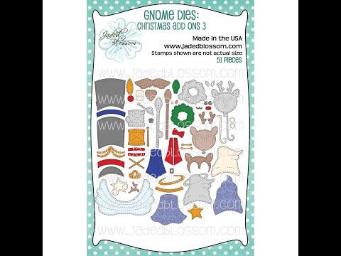Gnome dies Christmas Add Ons 3 Assembly with Lee-Ann
