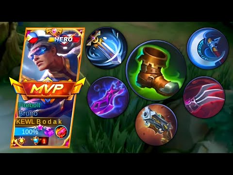 BRUNO BEST BUILD AND EMBLEM 2023 + RAPID BOOTS = SAVAGE