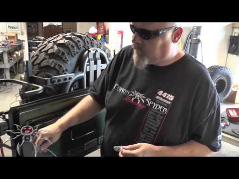 Jeep JK LED Tail light Wiring Harness Install - Poison Spyder Customs